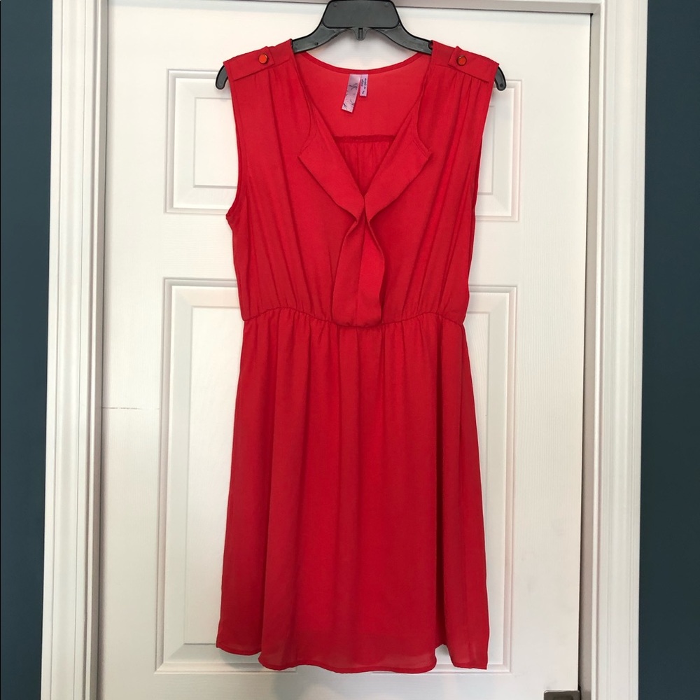 Alya coral dress